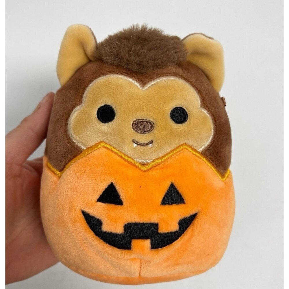 Squishmallow Wade Werewolf Pumpkin Halloween Plush Toy 2021 Kellytoy Woolf